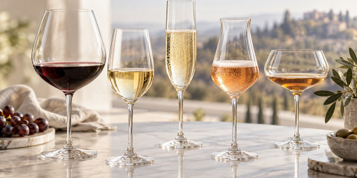  ¿Por qué unas copas de vino tienen formas diferentes?
